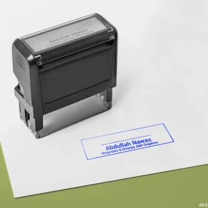 Self Inking Rubber Stamp